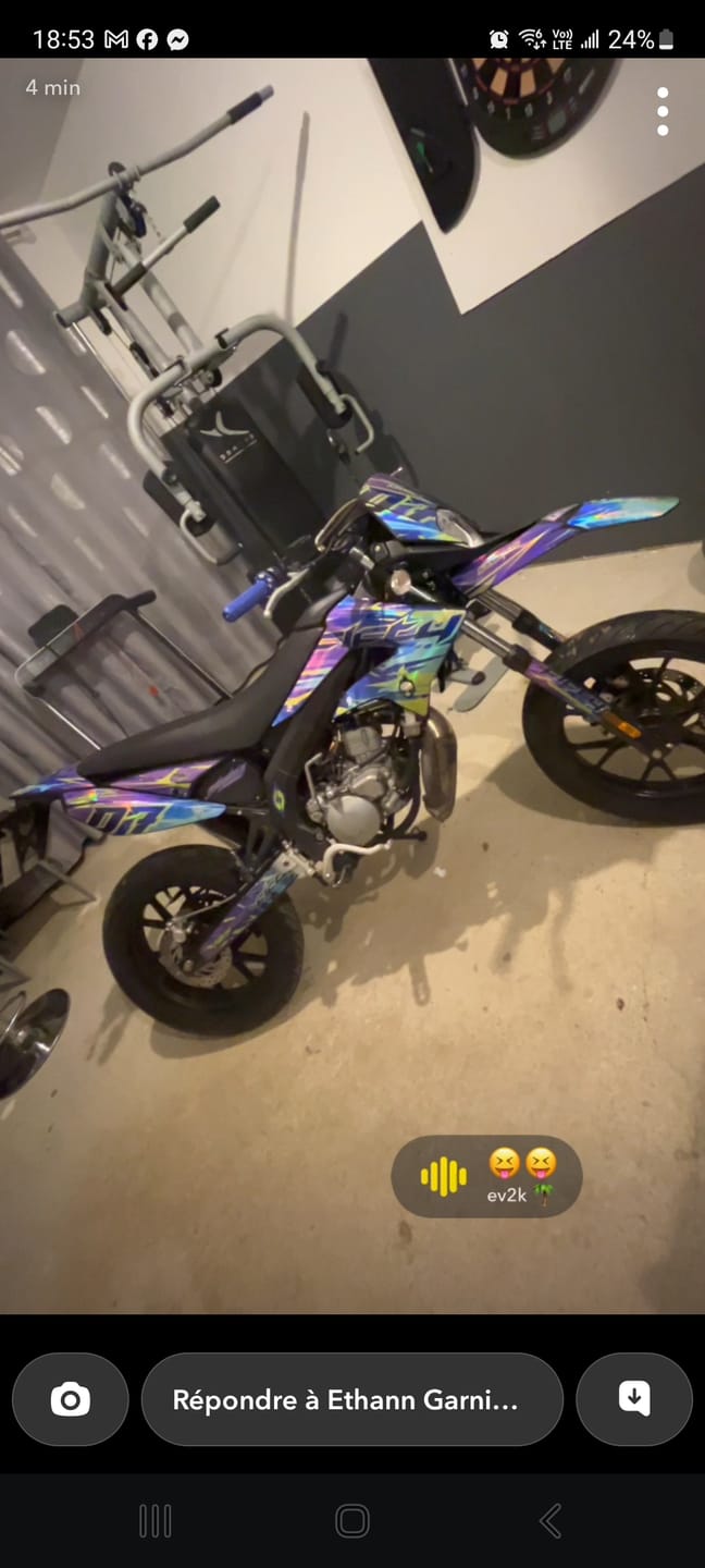 Customer photo review of KIT DECO 50cc FIFTY PURPLE X ALIENARTS