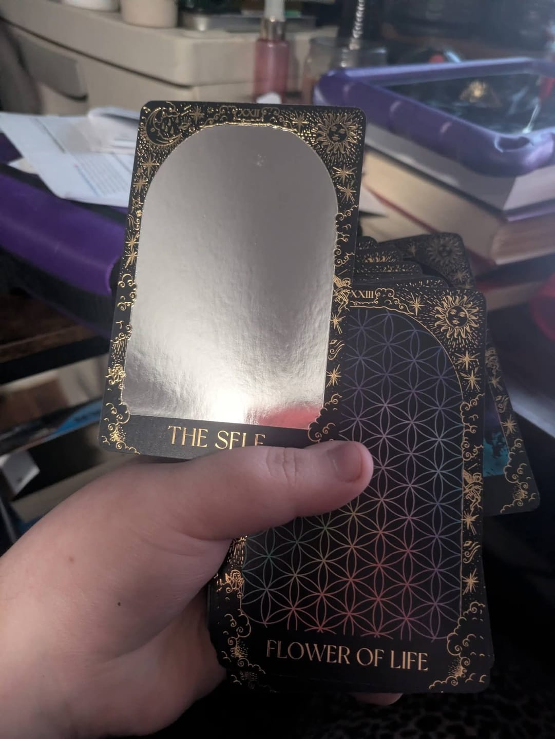 Customer photo review of Dreamy Moons Tarot