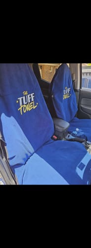Customer photo review of Waterproof Car Towel Seat Cover