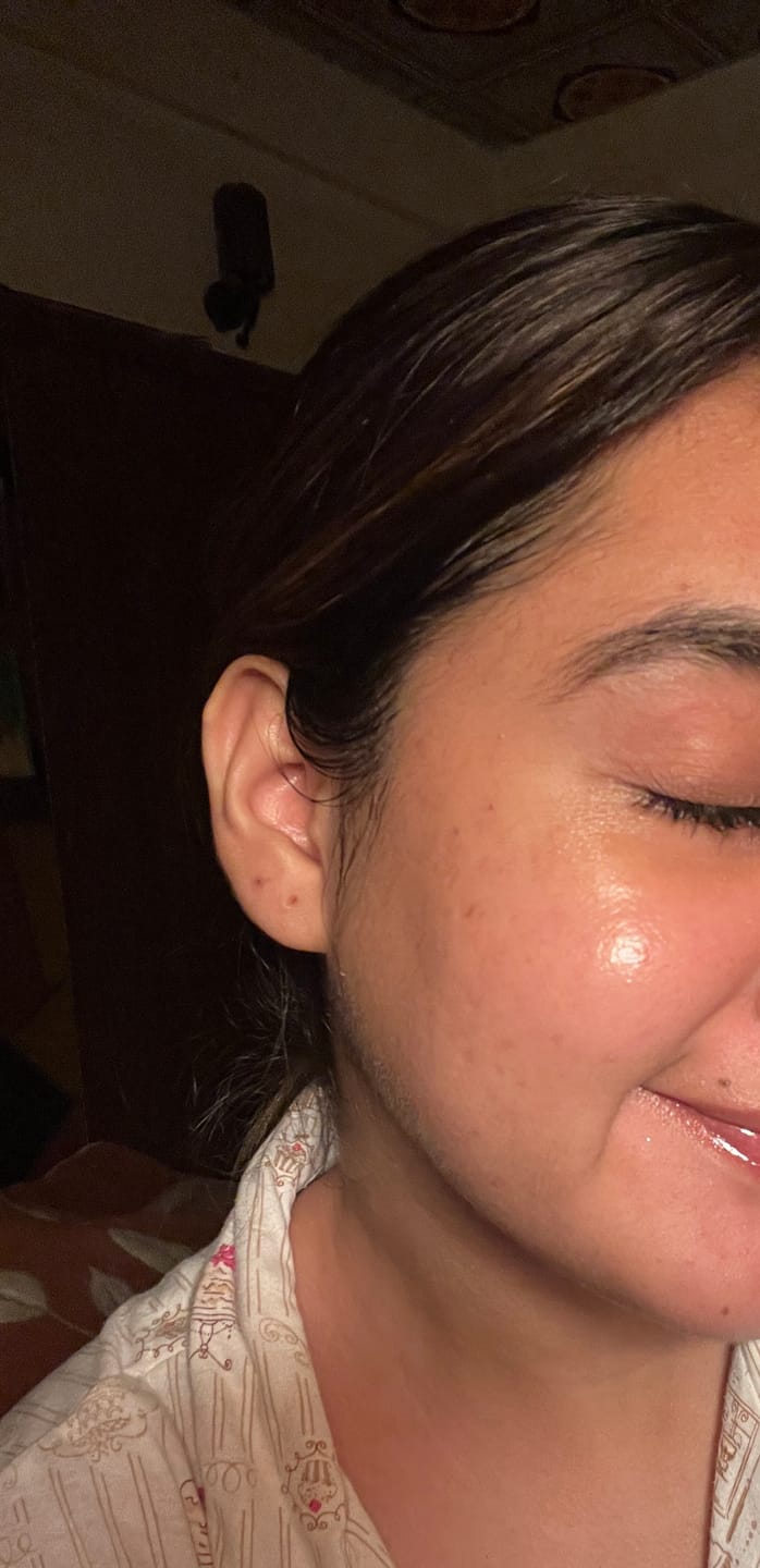 Customer photo review of Hydrating Facial Cleanser