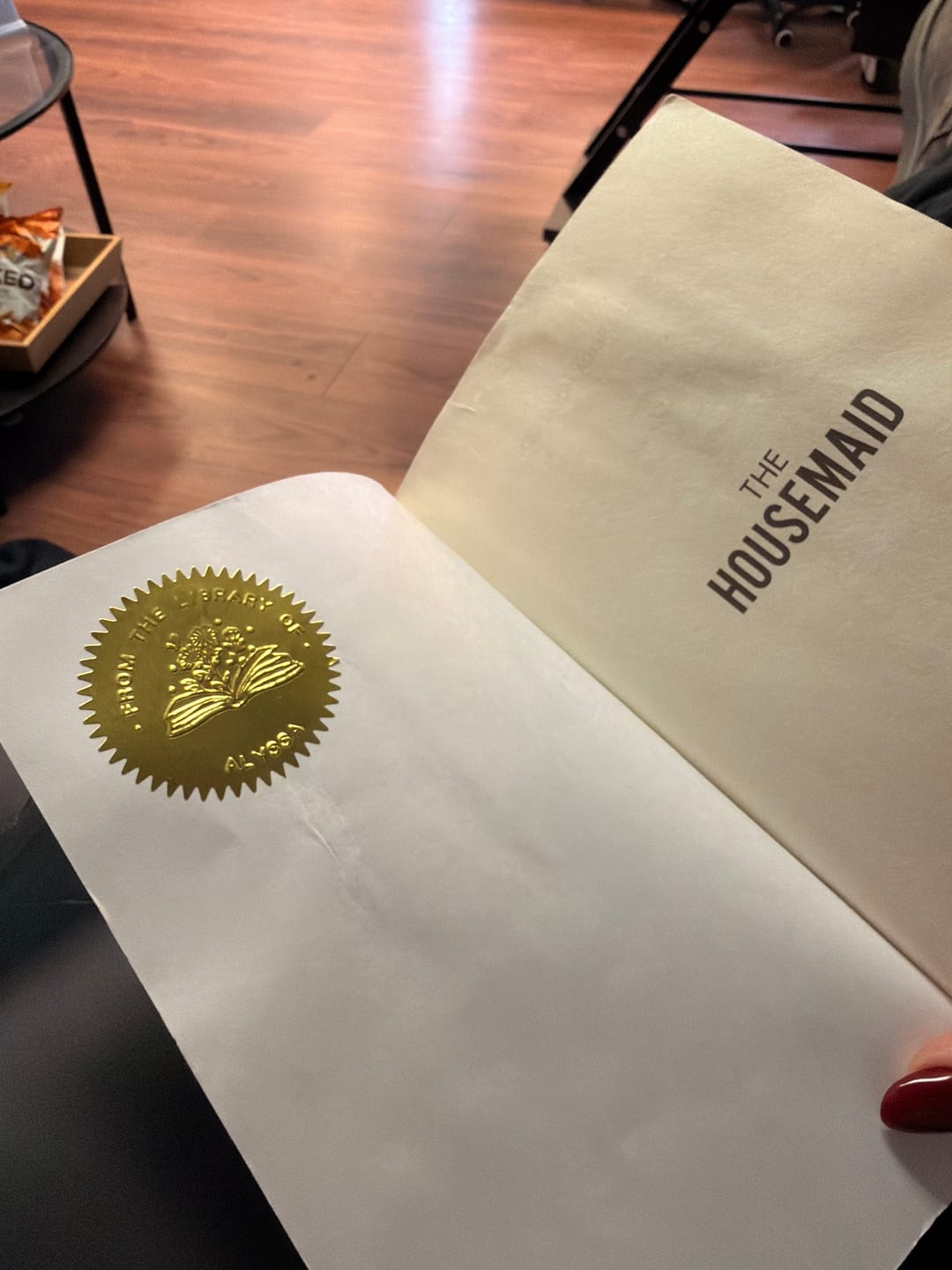 Customer photo review of Custom Book Embosser