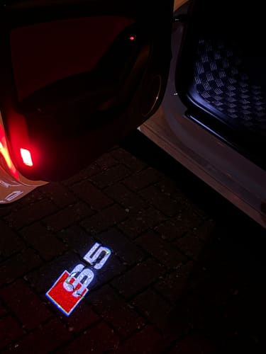 Customer photo review of AUDI DOOR LIGHTS