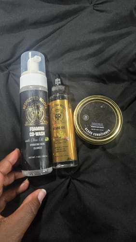 Customer photo review of Beard Care Kit