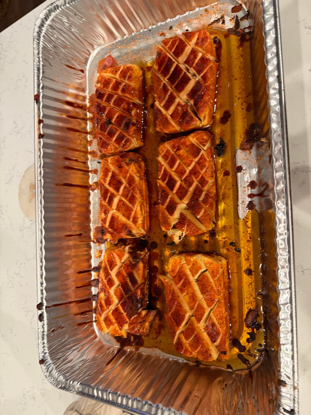 Customer photo review of Apple Habanero BBQ Glaze