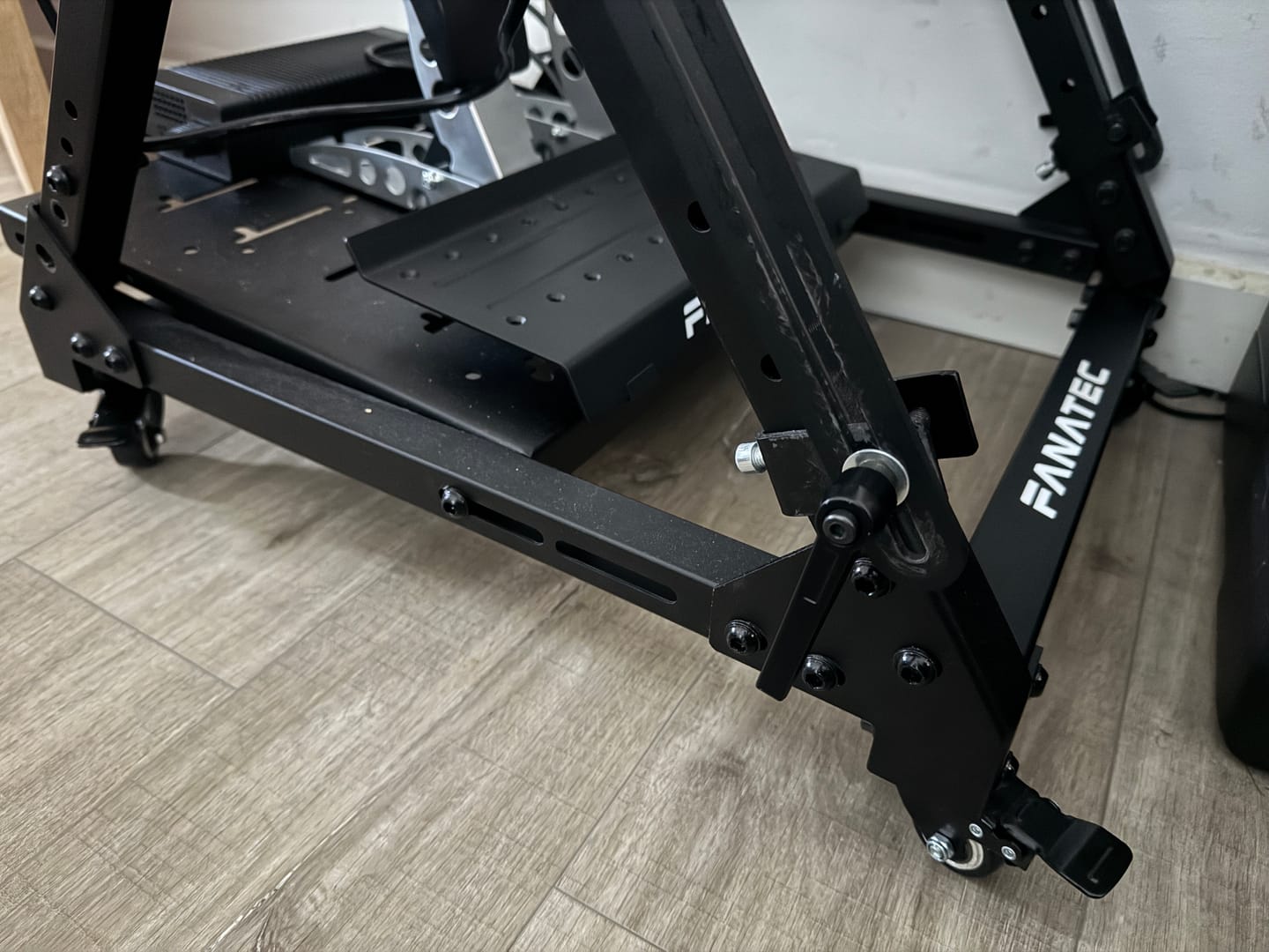 Customer photo review of Sim Racing Caster Wheels