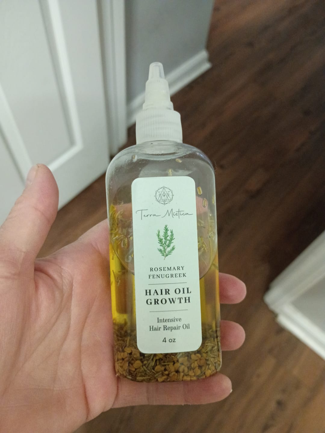 Customer photo review of Hair Growth Oil