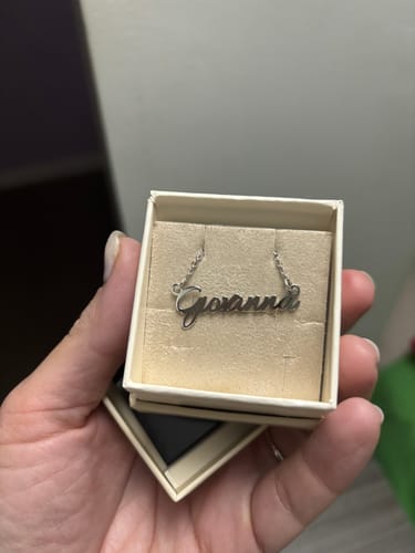 Customer photo review of Collana Nome
