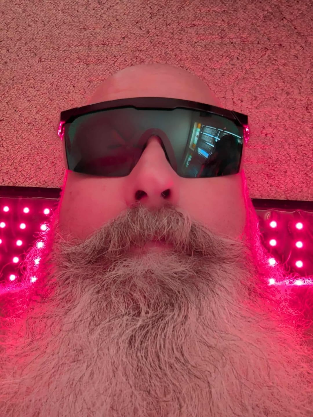 Customer photo review of Red Light Therapy Mat With Infrared