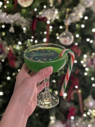 Customer photo review of The Grinch Cocktail Kit