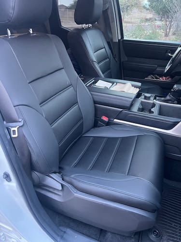 Customer photo review of Premium Custom-Fit Seat Covers