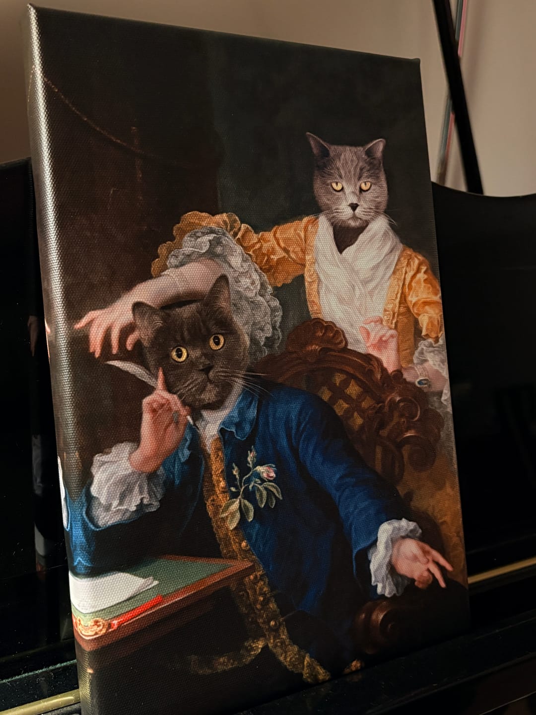 Customer photo review of Portrait Animaux Ecrivain & Baronne
