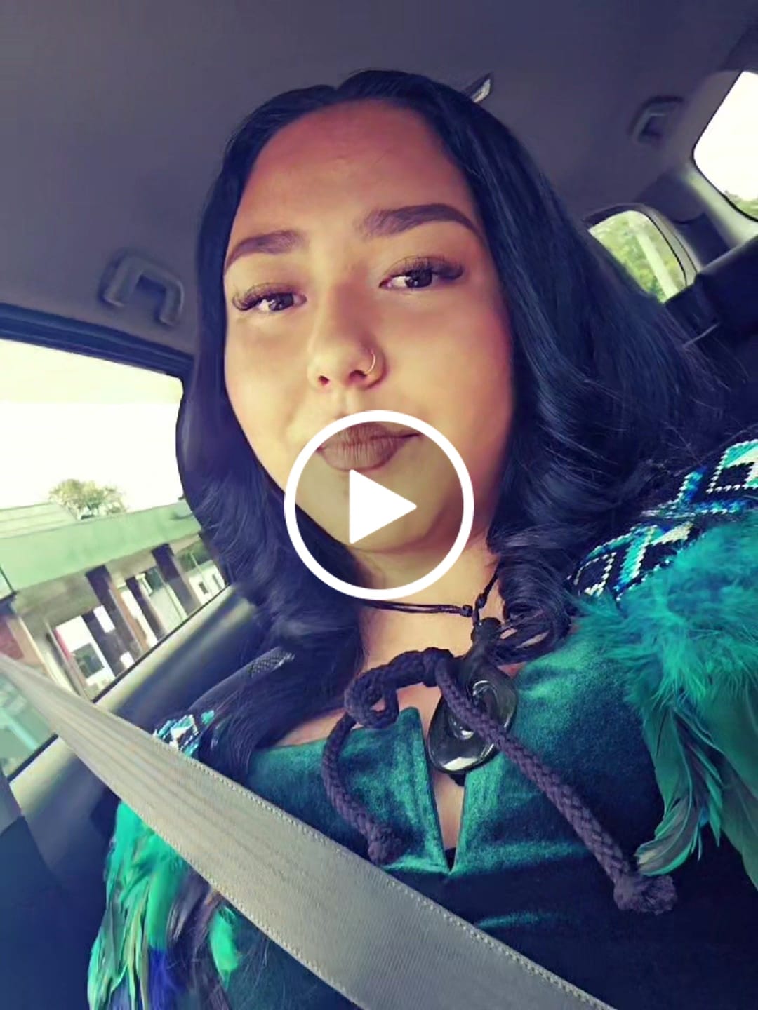 Customer video review of Paua Blue Ceremonial Short Korowai