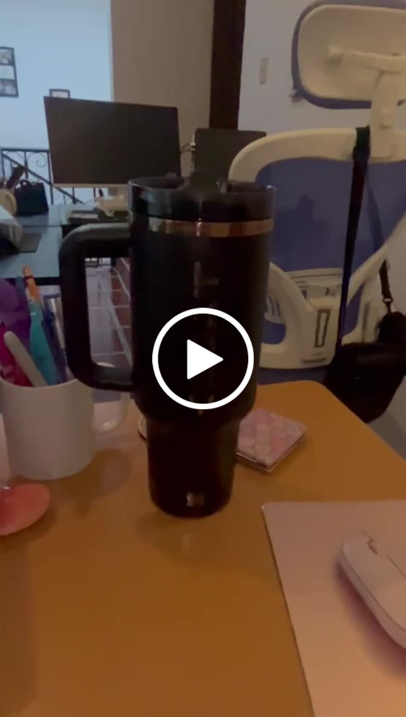Customer video review of Messi x Stanley 1913 Quencher ProTour Flip Straw Tumbler GOAT Black | 1.1L