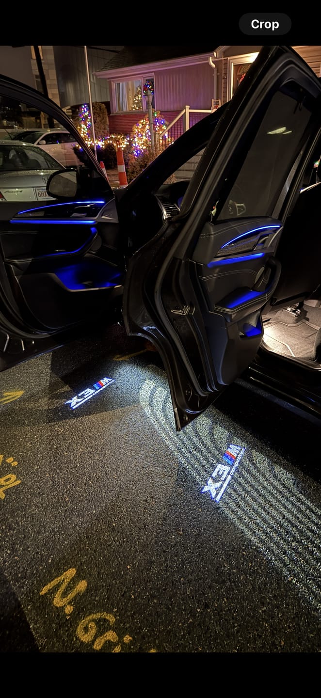 Customer photo review of BMW X SERIES DOOR LIGHTS