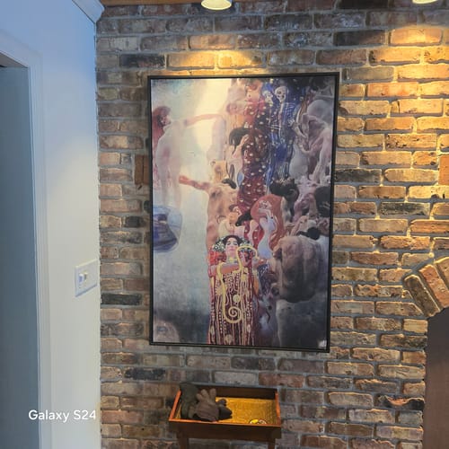 Customer photo review of Medicine (Colorized) | Gustav Klimt | 1901