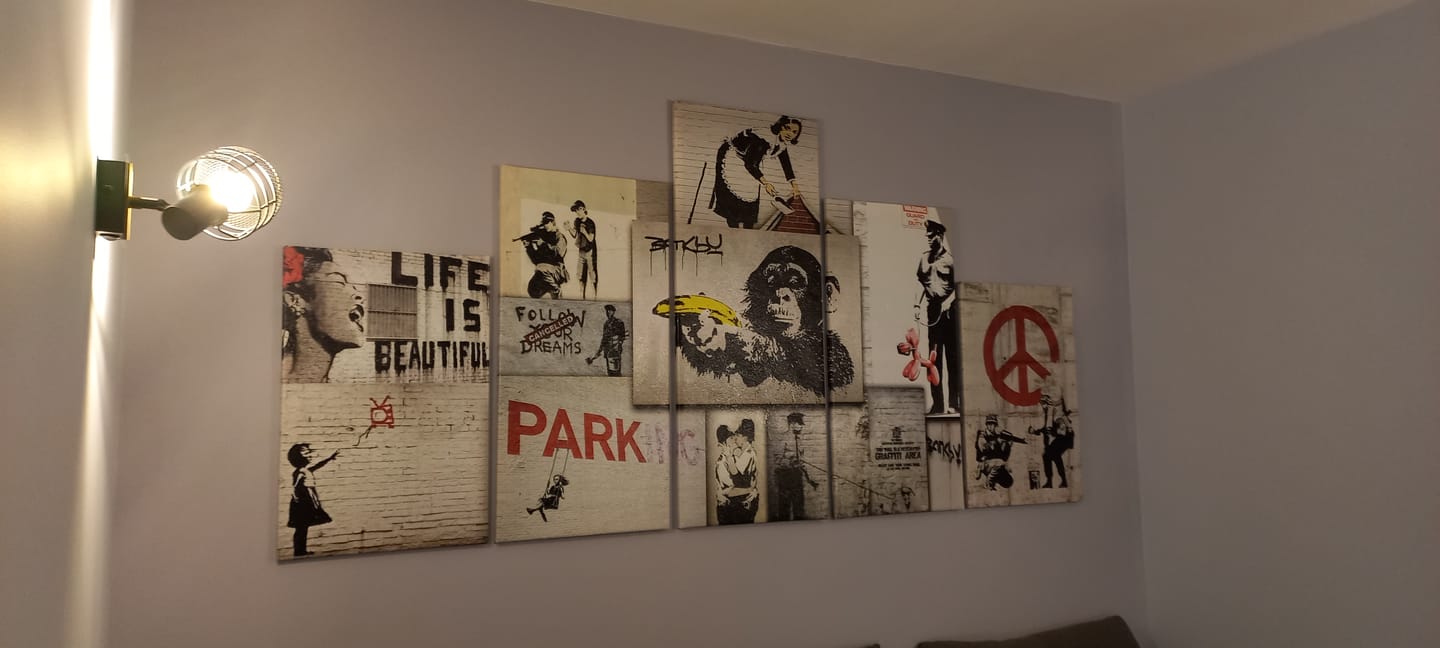 Customer photo review of Tableau Banksy Original