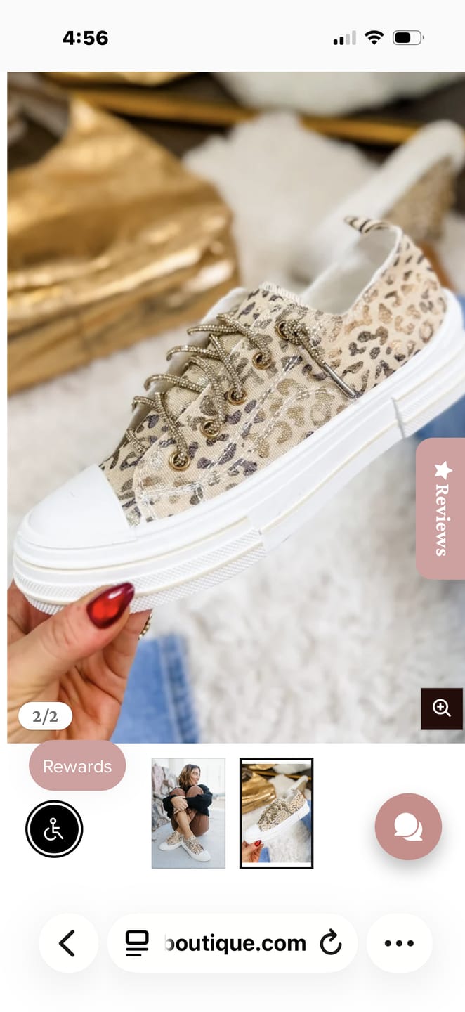 Customer photo review of Very G Natural Aman Leopard Sneakers