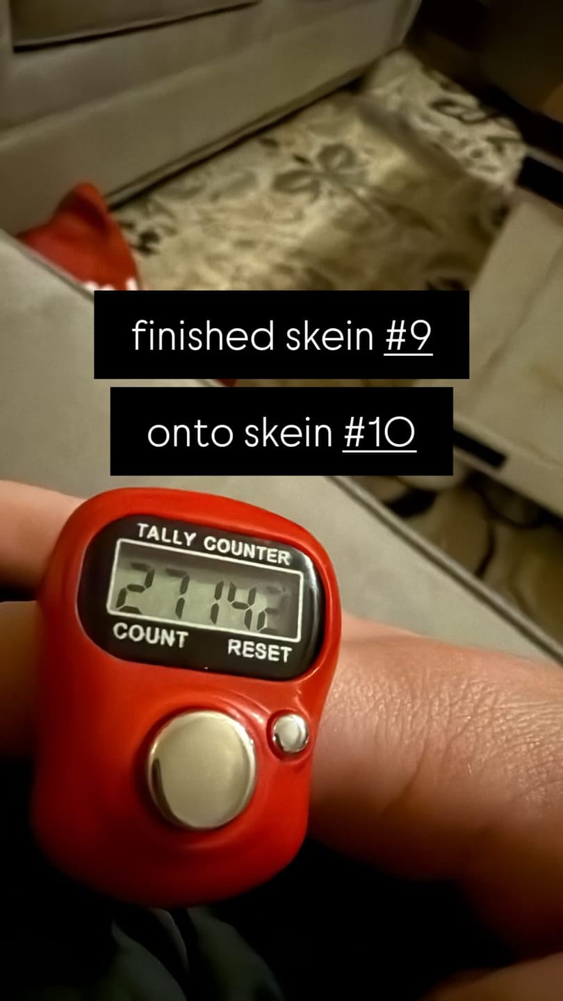 Customer photo review of Digital Row Counter