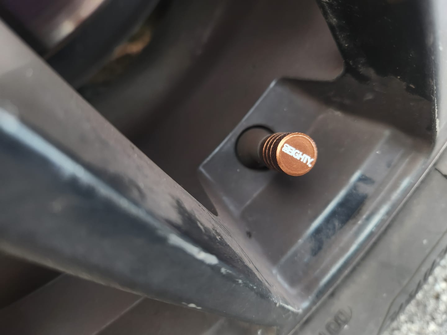 Customer photo review of 80Eighty® Bronze Valve Stem Caps