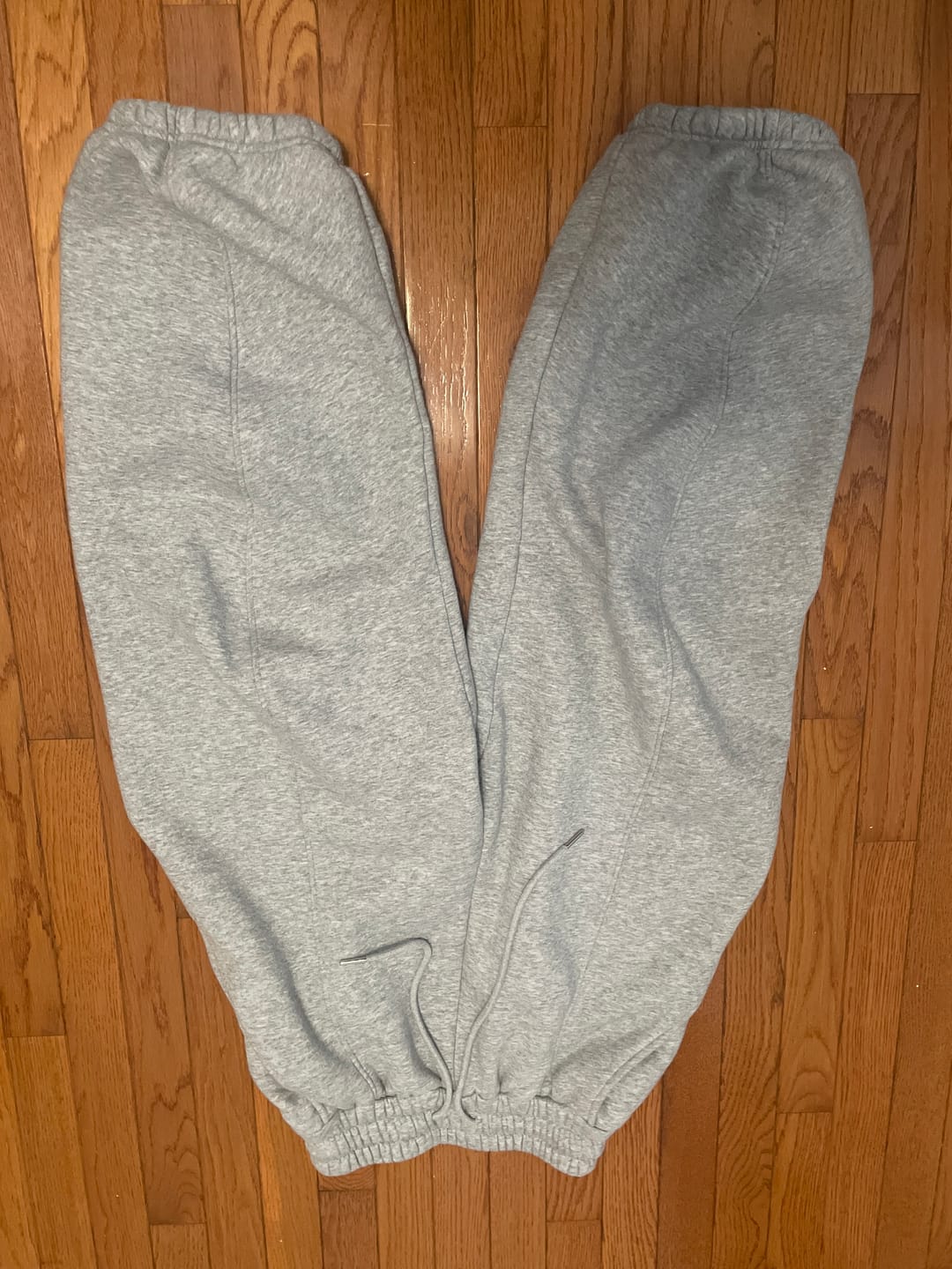 Customer photo review of Grey Baggy Jogger Sweatpant | Inflation Streetwear