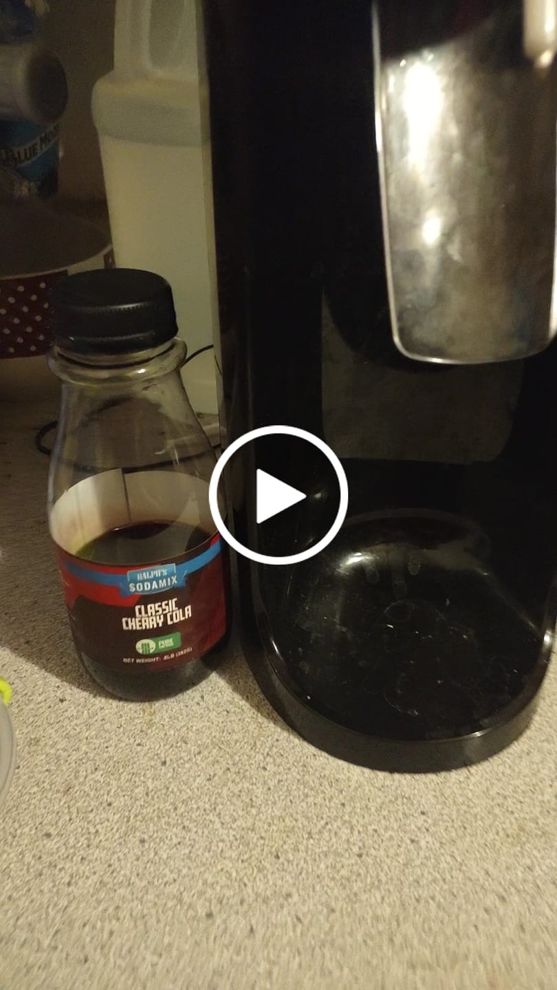 Customer video review of Classic Cherry Cola Sparkling Water Flavoring Syrup
