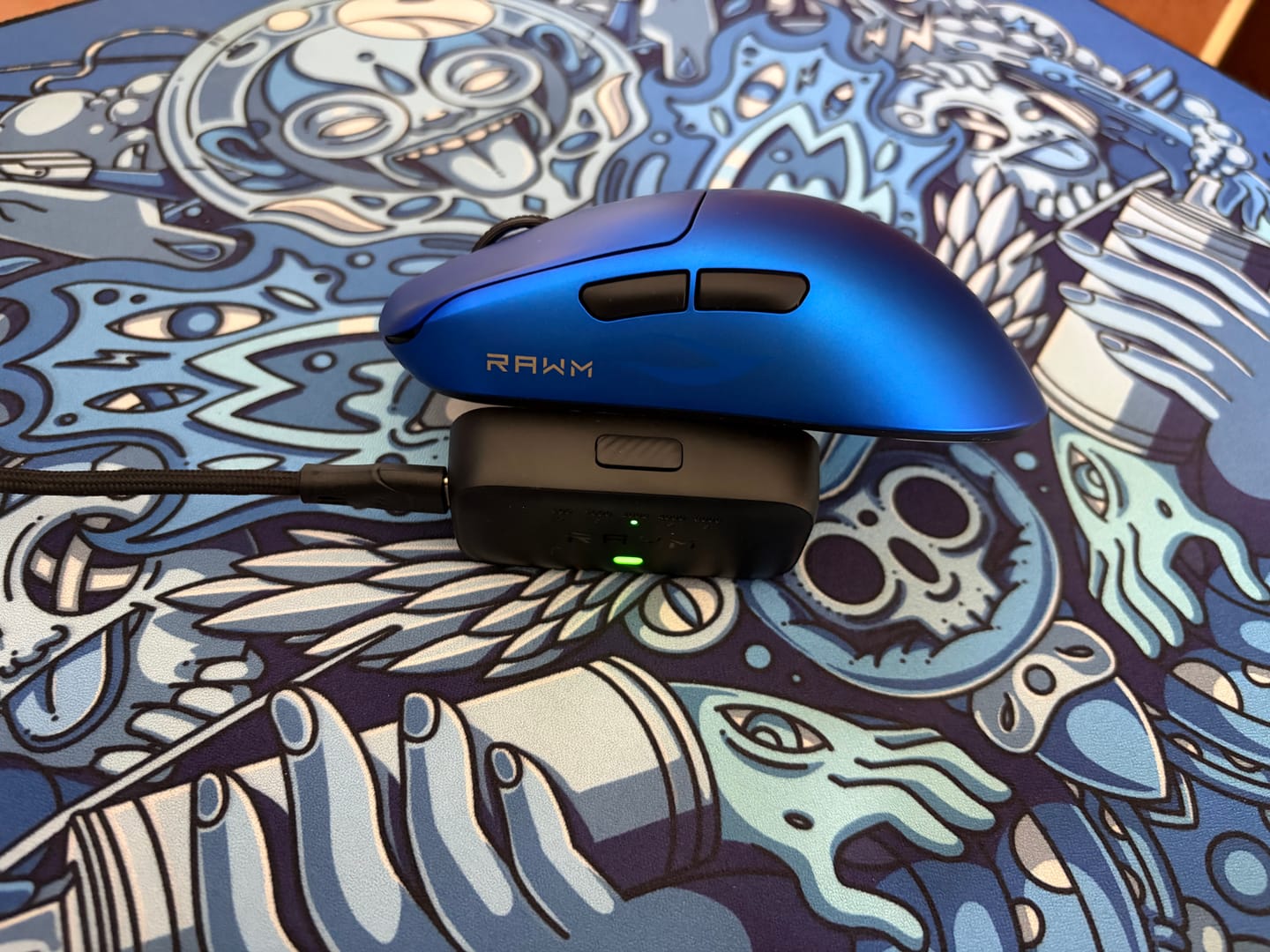 Customer photo review of RAWM Leviathan V4 Wireless Mouse