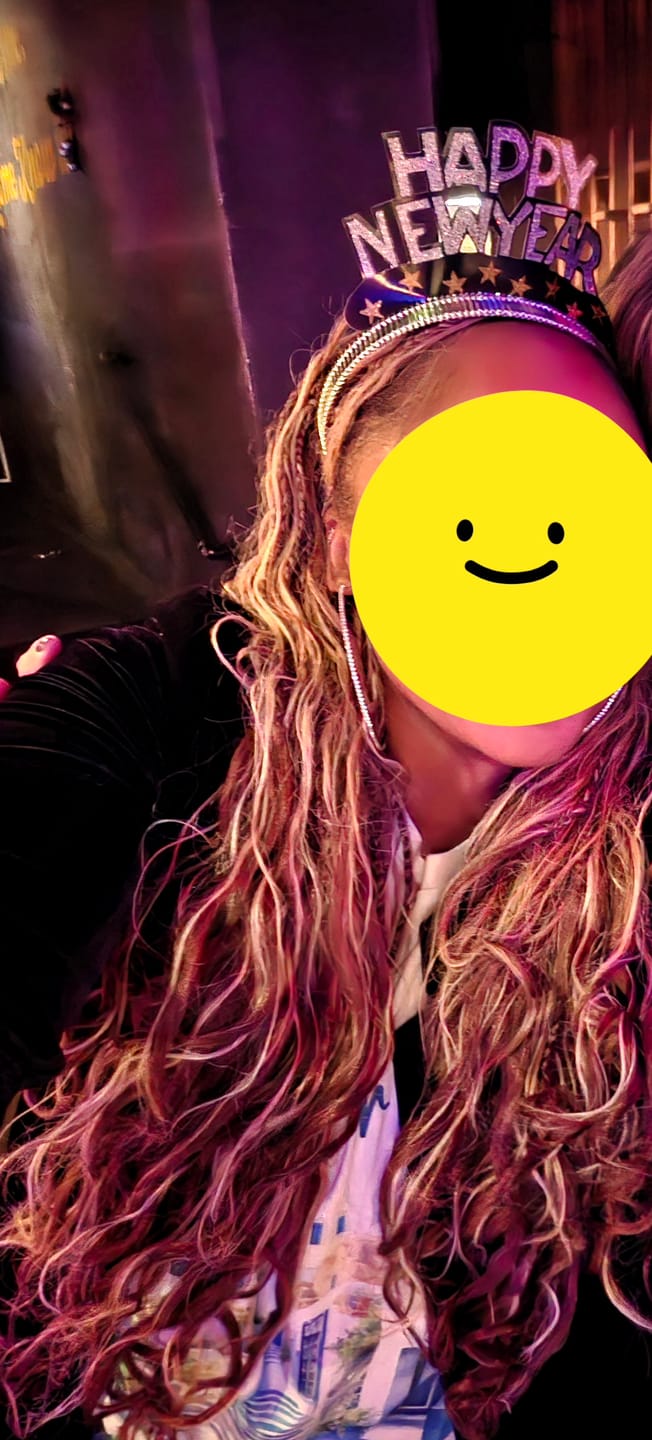 Customer photo review of #27/#30/#613 Mix Color Blend Deep Wave Bulk Human Braiding Hair
