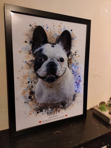 Customer photo review of Waterverf Portret