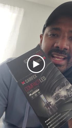 Customer video review of Compact H1 LED Headlight Bulb