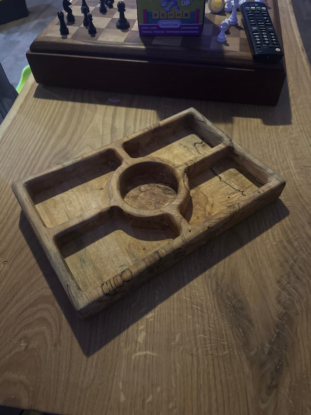 Customer photo review of 11.75x7.75 Five Pocket Tray 02 Acrylic Router Template