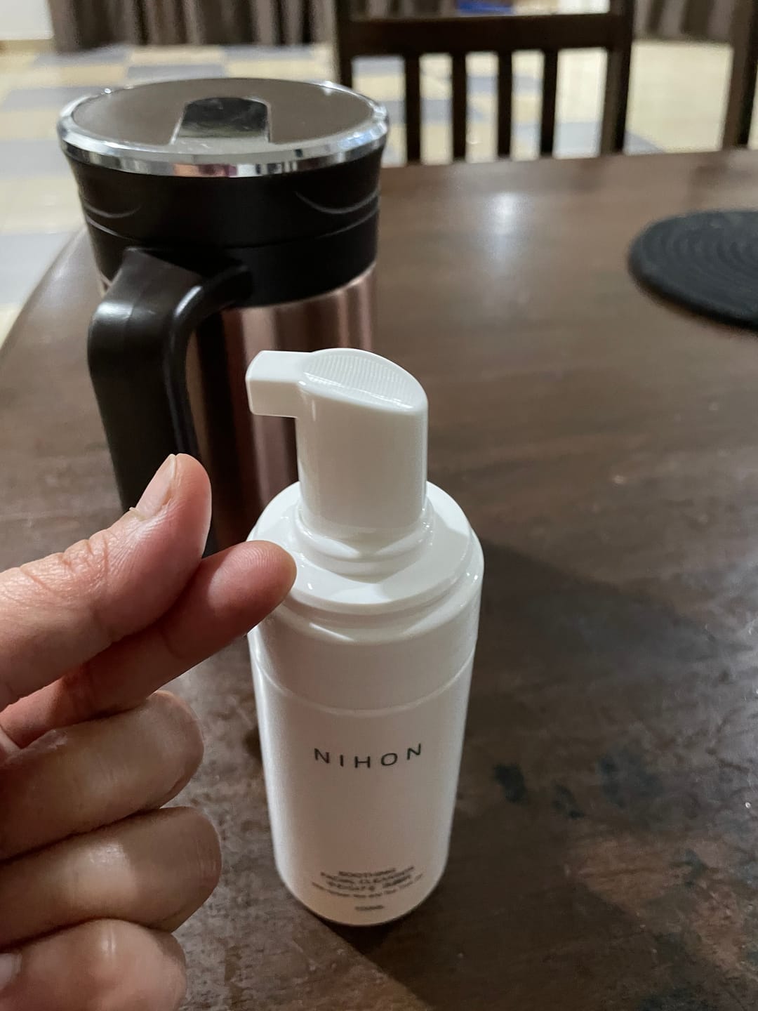 Customer photo review of Soothing Facial Cleanser