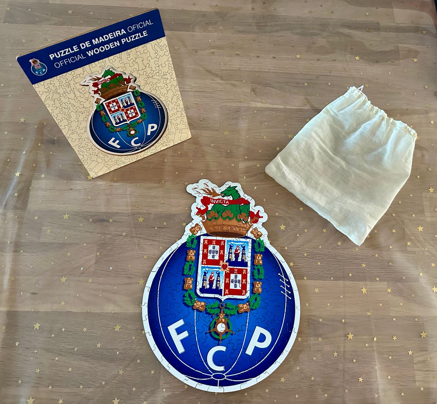 Customer photo review of Logo Paris Saint-Germain® - Puzzle en Bois