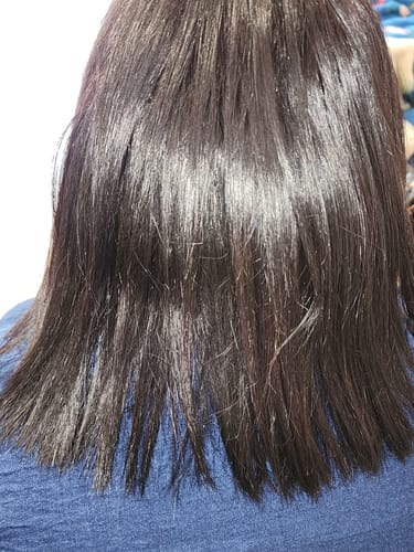 Customer photo review of Kit lissage brésilien au café vert
