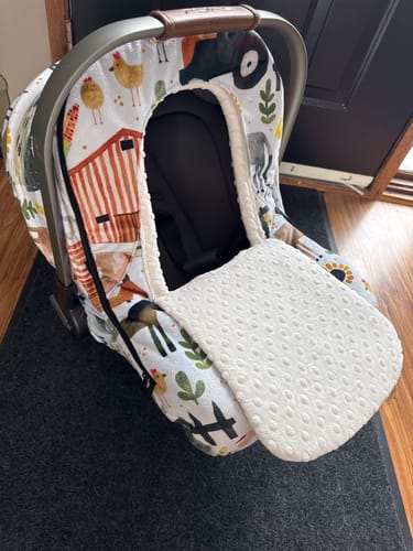 Customer photo review of Winter Cover - Barnyard Watercolour