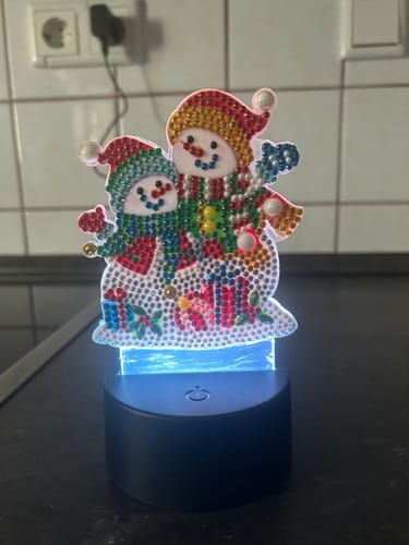 Kundenbewertung mit Foto zu DP Lampe Glückliche Schneemänner