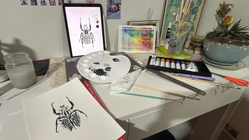 Customer photo review of Daler Rowney System 3 - Set 10 Acrílicos 22 ml