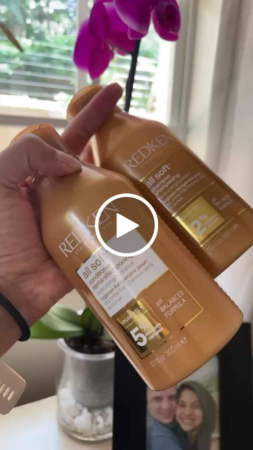 Customer video review of Redken All Soft Bundle - Moisturizing Shampoo and Conditioner Set