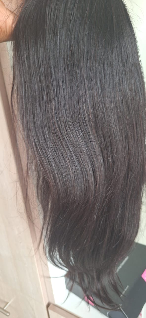 Customer photo review of Peruvian 5x5 Lace Wig - Straight