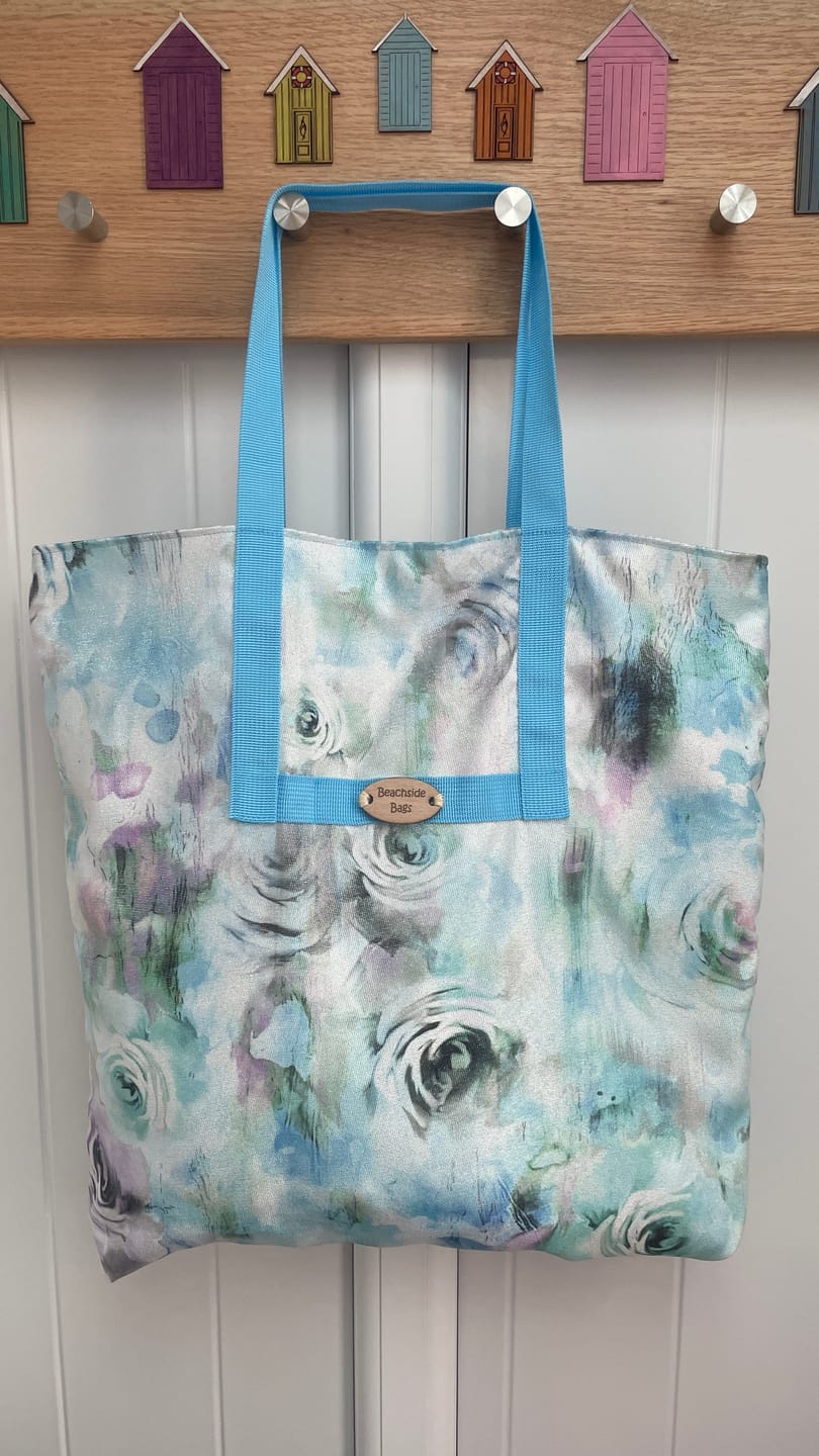 Customer photo review of Frozen Garden Polyester Fabric