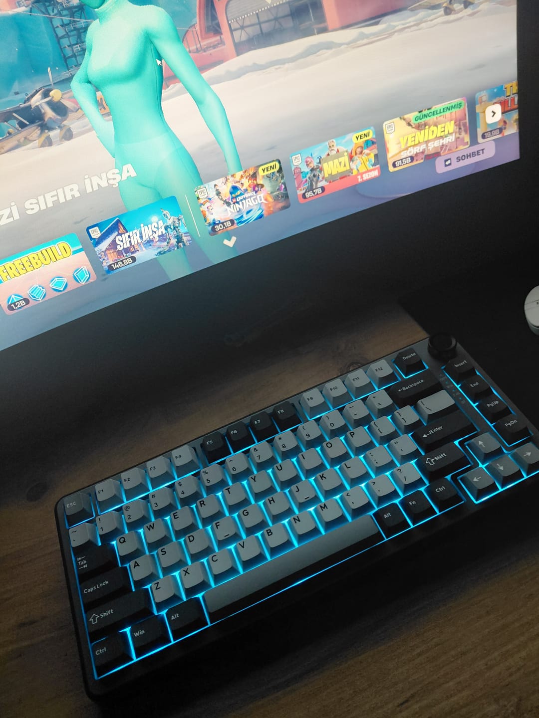 Customer photo review of YUNZII B75 Pro Mekanik Klavye
