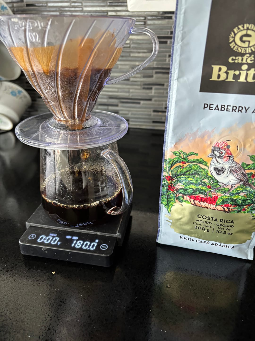 Customer photo review of COSTA RICAN PEABERRY AA COFFEE