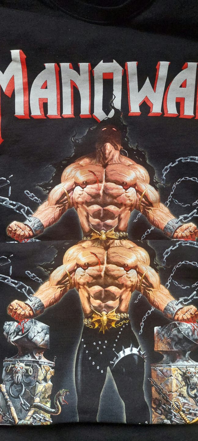 Customer photo review of MANOWAR T-SHIRT LOUDER THAN HELL 2025