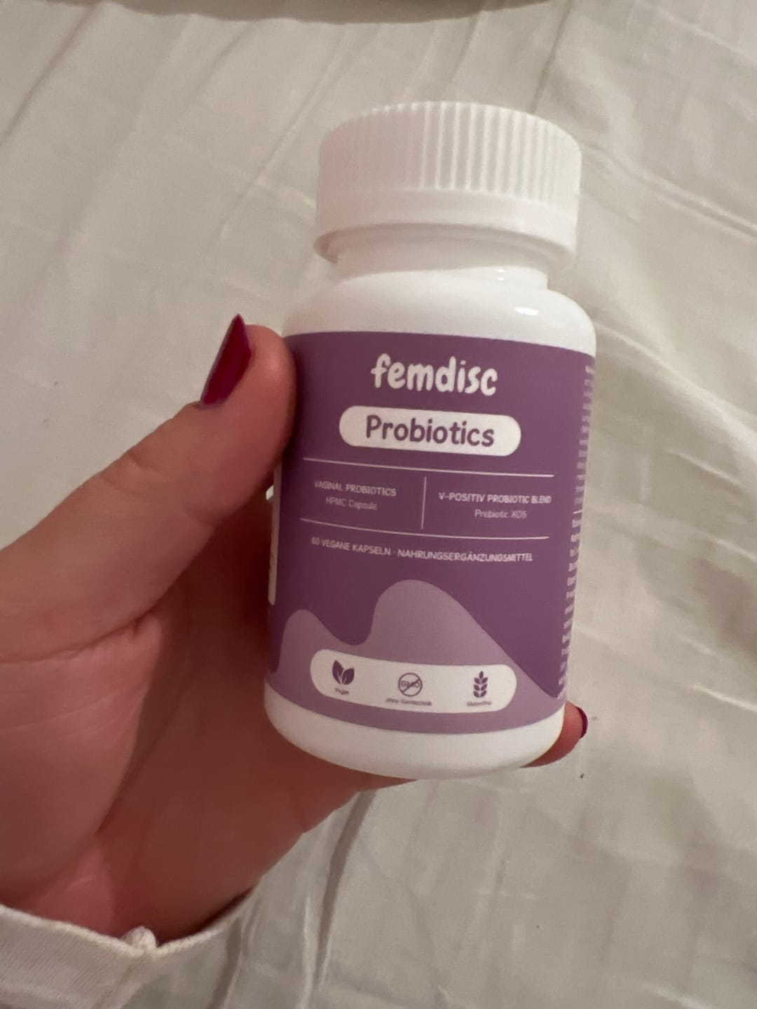 Customer photo review of 🎁 femdisc vaginal Probiotics kostenlos