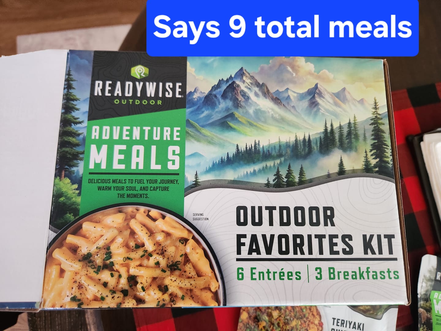 Customer photo review of Camping Outdoor Favorites Kit