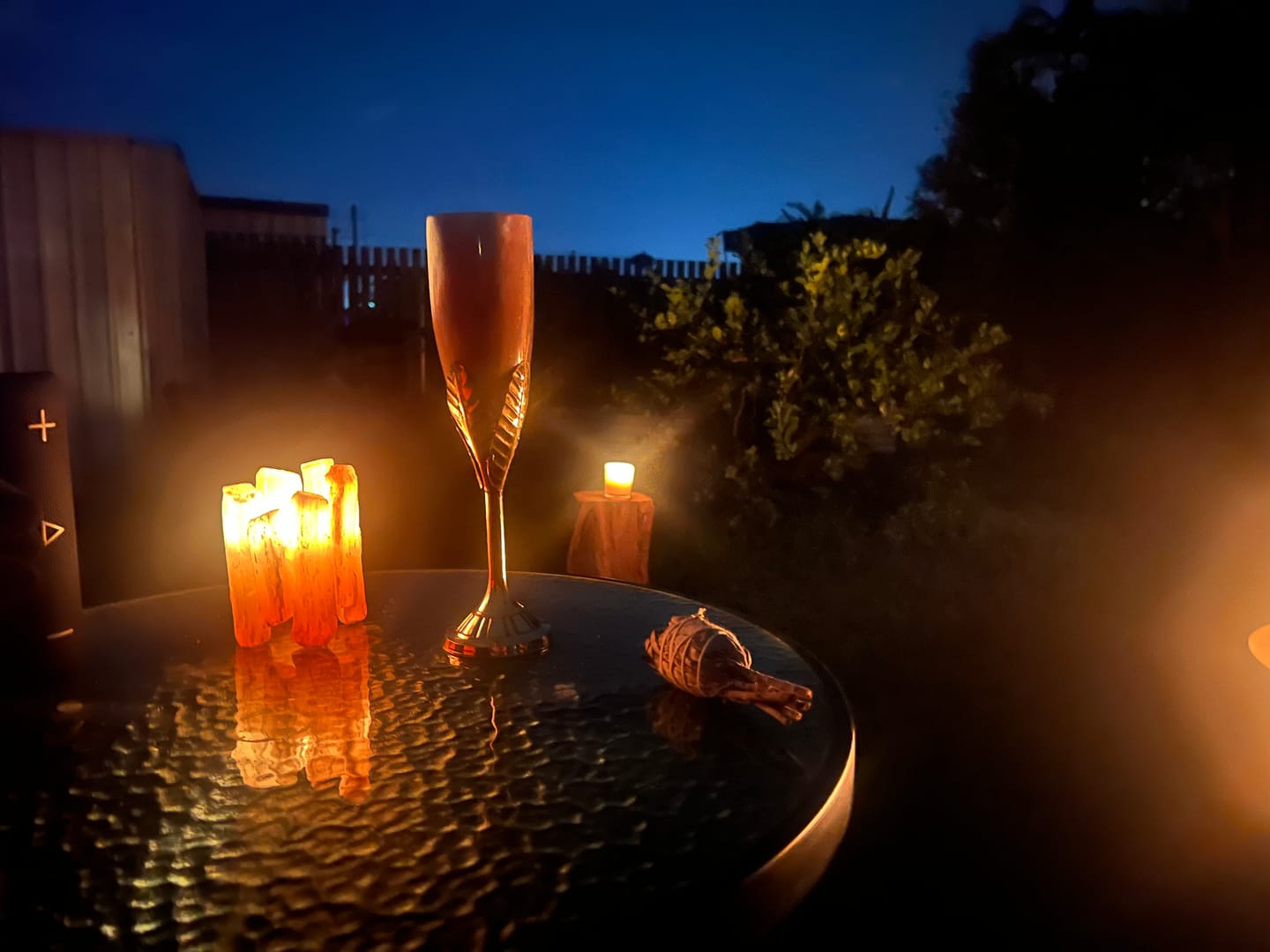 Customer photo review of Natural Horn Wine Glass