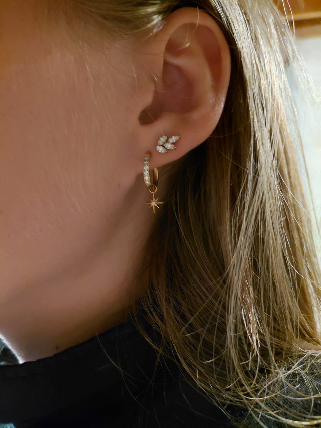 Customer photo review of Boucles Mélissa & Rita