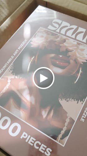 Customer video review of Peony Muse Puzzle