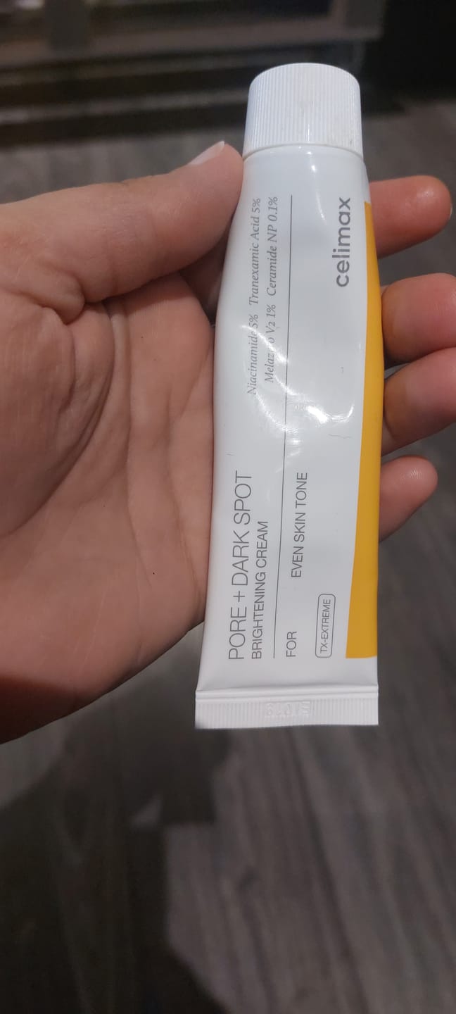 Customer photo review of Krēms ādas toņa un reljefa izlīdzināšanai Celimax Pore+Dark Spot Brightening Cream