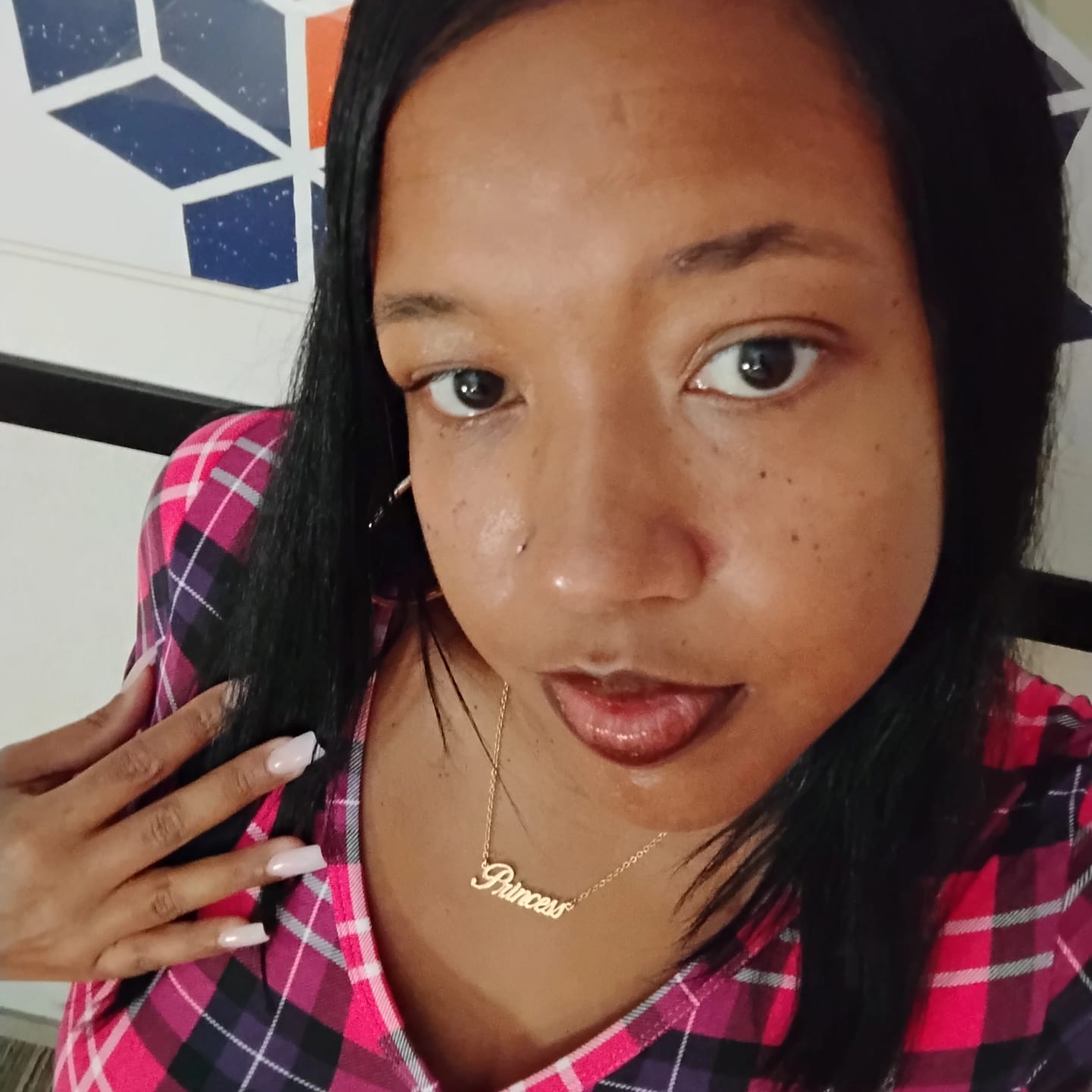 Customer photo review of Personalized Name Necklace
