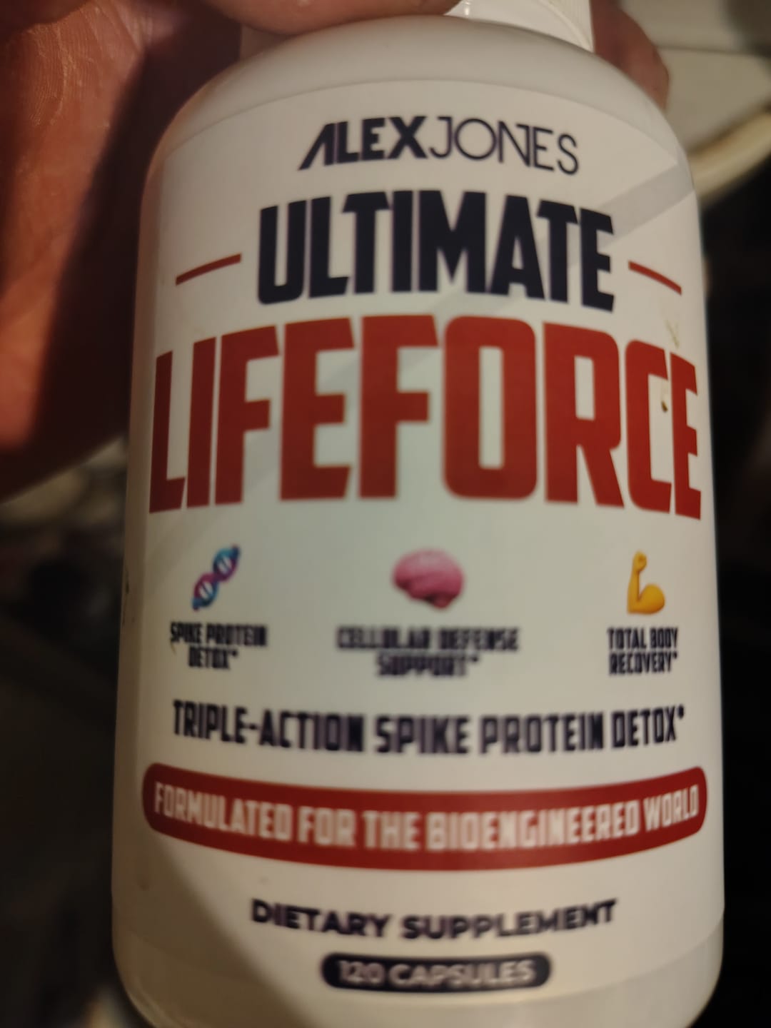 Customer photo review of Ultimate Lifeforce - Triple-Action Spike Protein Detox
